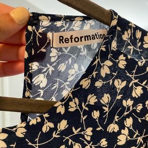 Reformation Monterey Print Violeta short dress